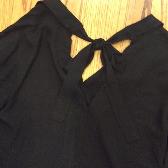 Cloth & Stone Anthropologie Blouse Top Black XS - Picture 5 of 7
